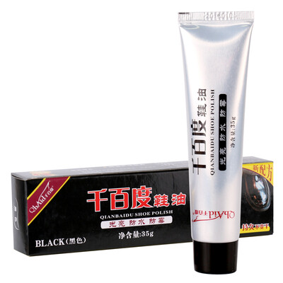 

Thousands of Baidu paste shoe polish decontamination shine black 35g