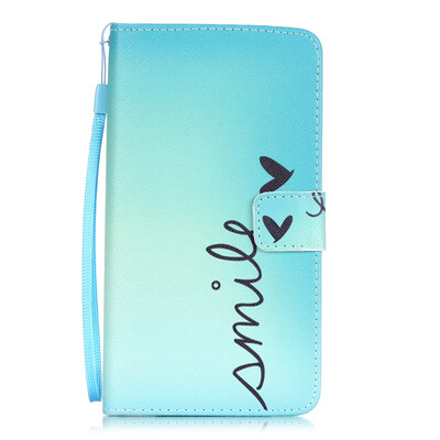 

Улыбка Дизайн PU кожа флип кошелек карты держатель чехол для LG LS775