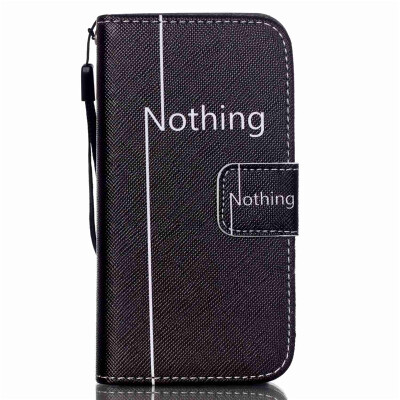 

Nothing Design PU Leather Flip Cover Wallet Card Holder Case for SAMSUNG NOTE5