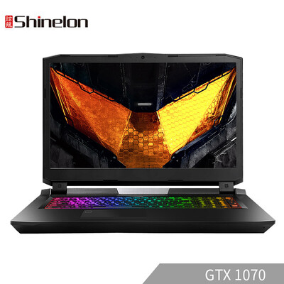 

Shinelon V87P GTX1070 94 color gamut 173 inch 120Hz gaming game notebook G5400 8G 256G SSD