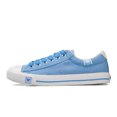 

Backrest / warrior men and women spring and summer new canvas shoes men and women low to help couples small white shoes lace with