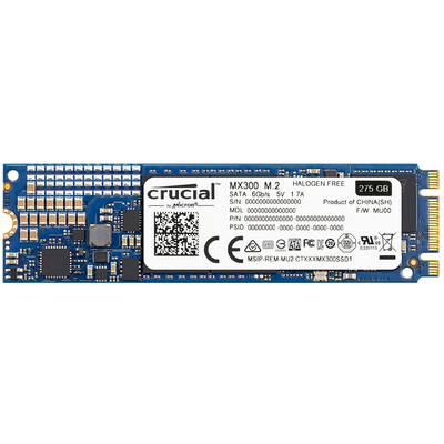 

Crucial MX300 Series 275G M.2 Твердотельный накопитель