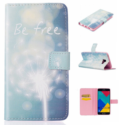

Green dandelion Design PU Leather Flip Cover Wallet Card Holder Case for SAMSUNG GALAXY A5 2016A510