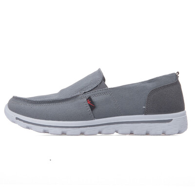 

DOUBLE STAR J14 mens shoes canvas shoes men&39s feet old Beijing shoes casual lazy shoes gray 43