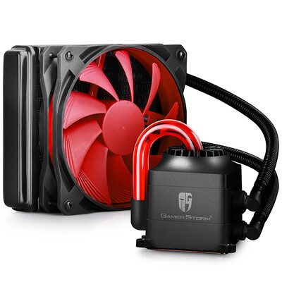 

(DEEPCOOL) капитан 120 с водяным охлаждением радиатора ЦП (многоплатформенный / светящийся дышащий свет / вентилятор 12СМ / интеллектуальное управление температурой / предварительно покрытая силиконовая смазка / с водяным охлаждением)