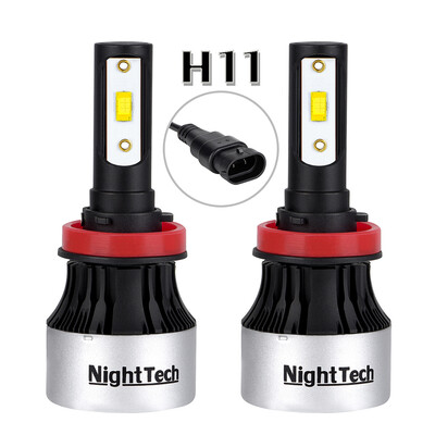 

NightTech 2PCs V8 CSP Light H1 Waterproof IP68 Car Led Head Light Car Led Driving Lamp 9V to 36V Voltage