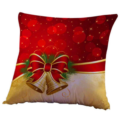 

UpperX Christmas Throw Pillow Case Covers Decors Decor Sofa Waist Cushion with Zipper Decorative Linen Home Square 45x45cm