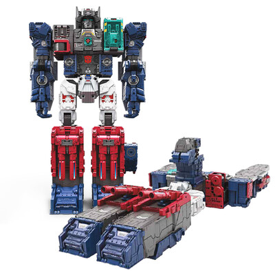 

Hasbro Transformers toys Ford Big Mac (red, white and blue) B6118