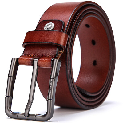 

CROCODILE fashion and casual leather needle belt