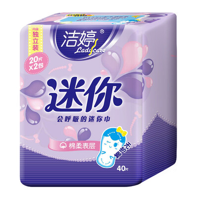 

Джи Тинг (Ladycare) Мини салфетку без закрылков 40 Bulk 180mm