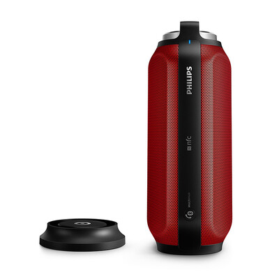 

Philips PHILIPS BT6600R Portable Wireless Bluetooth Speaker Sports Outdoor Waterproof Audio Mobile Power Handsfree Call NFC Function Red
