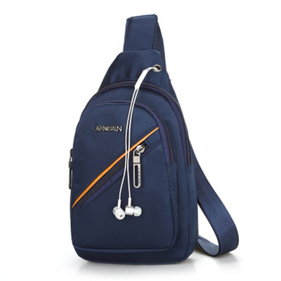

The new 2018 nylon chest package ebay manufacturers selling mens bags leisure shoulder his backpack