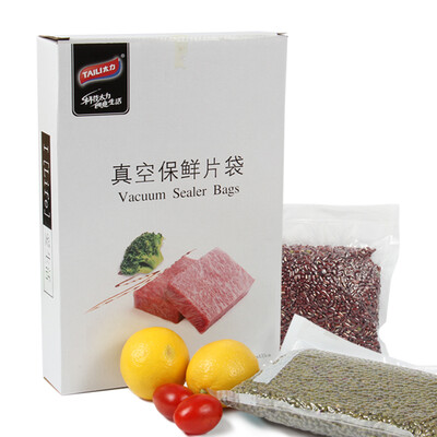 

[Слишком] супермаркет Jingdong сила Taili вакуумная упаковочная машина PE сетчатой ​​пищевые пластиковые пакеты для вакуумной упаковки небольшой пакет 20см * 610cm