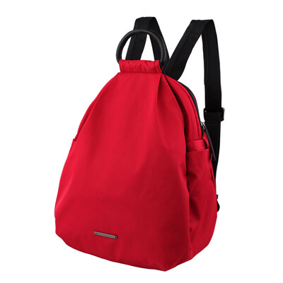 

BARBAROSSA 3679 red shoulder bag female waterproof Oxford cloth simple canvas bag trend backpack