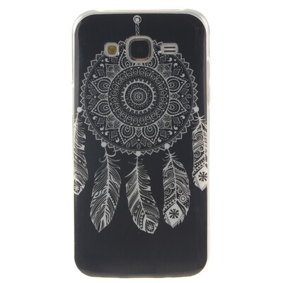 

Black wind chimes Pattern Soft Thin TPU Rubber Silicone Gel Case Cover for SAMSUNG Galaxy J5