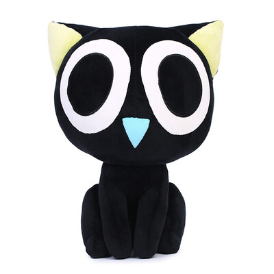

Luo black black plush doll standing posture 24cm cartoon toys black animation around the Tanabata Valentine's Day to send girls gifts
