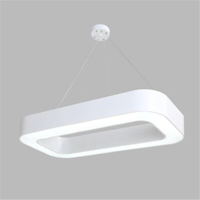 

Baycheer HL490924 Rectangular energy-saving office white warm neutral chandelierWhite