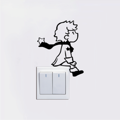 

Little Prince Light Switch Wall Decal Vinyl Stickers DIY Bedroom Decoration