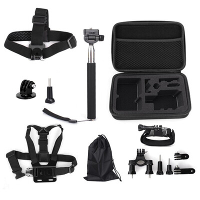 

KYOTSU достопримечательности Gopro hero6 / 5/4/3 + небольшие муравьи камеры аксессуары грудь свинец набор с мешком пакет размещен селфи палочка рычаг плавучести костюм