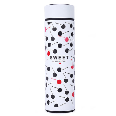 

Jingdong Supermarket] Huaya (WAYA) stainless steel insulation Cup straight business cup HX20-450 cherry pink 450ml