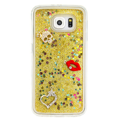 

Dynamic Quicksand Glitter Liquid Soft TPU Case Cover For SAMSUNG S6EDGE