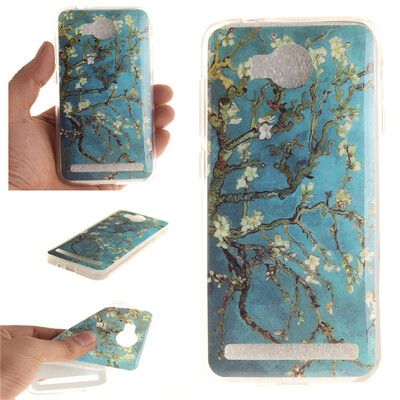 

Apricot tree Pattern Soft Thin TPU Rubber Silicone Gel Case Cover for HUAWEI Y3 II