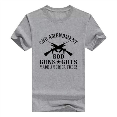 

2nd Amendment-God Guns Guts Patriotic T Shirt