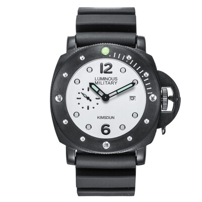 

KIMSDUN K-716D Mens Waterproof Luminous Sports Automatic Mechanical Strap Watch - BLACK BLACK CASE