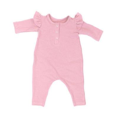 

Infant Newborn Baby Boy Girl Long Jumpsuit Romper Bodysuit Cotton Clothes Outfit
