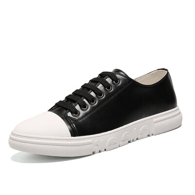 

OKKO casual shoes men's shoes Korean sports small white shoes flat lace men's youth tide shoes 8766 black 41 yards
