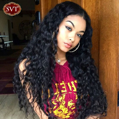 

4Pcs Brazilian Deep Wave Virgin Hair 7A Unprocessed Brazilian Deep Curly Human Hair Extension Deep Wave Brazilian Hair Weave