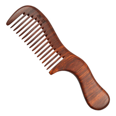 

[Супермаркет] Jingdong дворец красного сандал тонкозубого массаж гребня антистатических рукоятки с длинной ручкой гофрированного подарком день рождения подарочной упаковка HT20-3