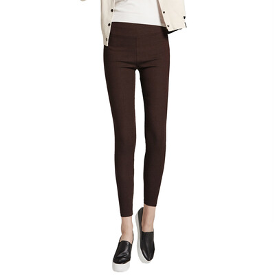 

Antarctic Nanjiren Slim Nine Pants Pants Women&39s High Waist Wear Leggings Coffee XL 17084