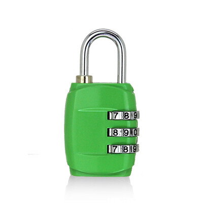 

1PCS Mini Travel 3 Digit Code Padlock Safe Combination Gym Baggage Suitcase Lock Padlock Lock