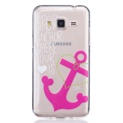 

Anchor Dress girl Pattern Soft Thin TPU Rubber Silicone Gel Case Cover for SAMSUNG Galaxy J3 2016J310