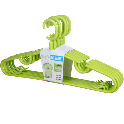 

[Jingdong supermarket] plus goods discount clothing plastic fashion semi-circular belt pants skirt hook drying racks 8 only installed HD-0733 green