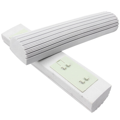 

Jingdong supermarket] happy cat (KLM) plastic cotton mop to fold-type absorbent sponge mop head plastic cotton head replacement 2 installed E3