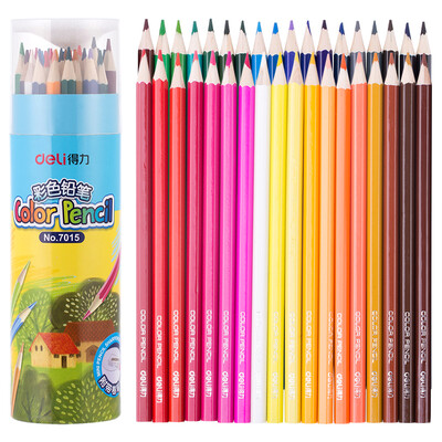 

Deli Wooden color pencil oily color pencil