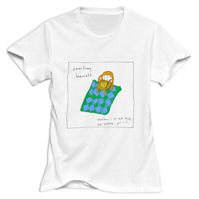 

Womens Courtney Barnett Hip Pop O Neck T Shirt Size
