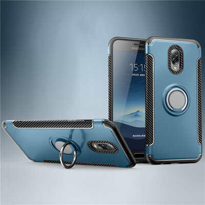 

Fivice Samsung Galaxy J7 plus case PC metal ring shell magnetic car bracket TPU phone case