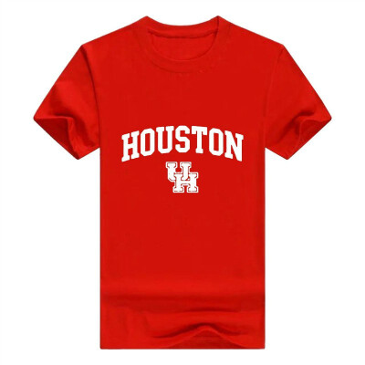 

AS03-University of Houston Cougars Arch Logo T-Shirt-Red