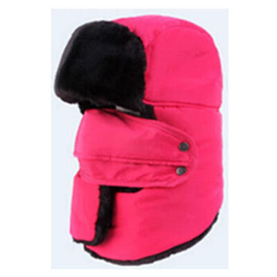 

Mens Women Earflap Winter Warm Ski Hat Full Face Cover Cap Waterproof Fleece Hat