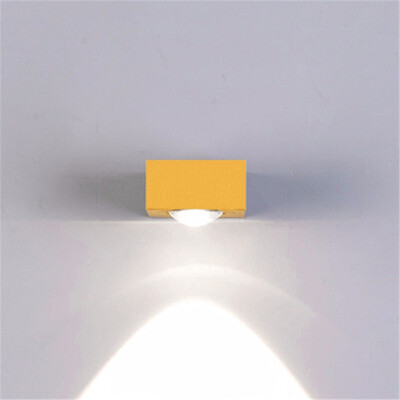 

Baycheer HL484511 New Post Modern Mini Gold Led Sconces UP & Down Lighting in White Light