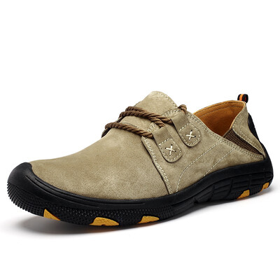 

Comfort Loafers Genuine Leather Casual Shoes Men Loafers Suede Men Winter Shoes Breathable Outdoor Training Shoes Walking Zapatos