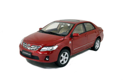 

118 scale Toyota Corolla 2011 diecast model car red