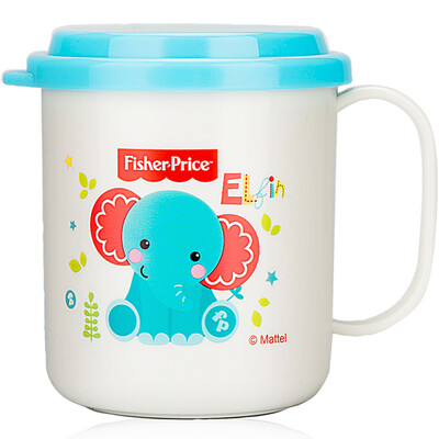 

США Fisher-Price пластиковый стакан с крышкой чашки воды одной ручкой детей 230ml зеленый