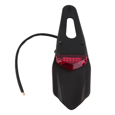 

1pc Universal Motorcycle 12-LED Rear Stop Tail Light Fender Red Lamp New