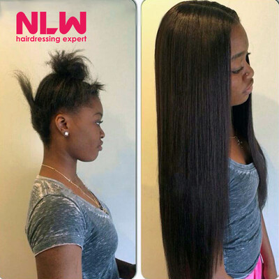 

Bouncy Top Quality N.L.W. Products Brazilian Virgin Hair Straight 5 Bundles 8A Unprocessed Free Shipping Full and Thick