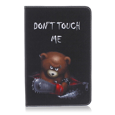 

Классическая откидная крышка с тиснением для медведя с функцией подставки и слотом для кредитных карт для SAMSUNG Galaxy Tab A 8.0 T350