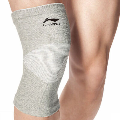 

Li Ning sports protective gear knee-length men&39s&women&39s basketball badminton breathable elastic knee-length single-mounted AQAH178-1 gray XL knee 41-50cm